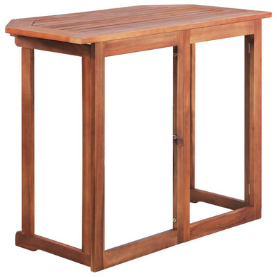 vidaXL Bistro Table 90x50x75 cm Solid Acacia Wood