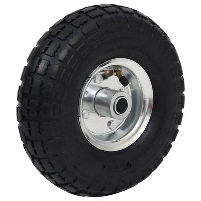 vidaXL Sack Truck Wheels 2 pcs Rubber 4.10/3.50-4