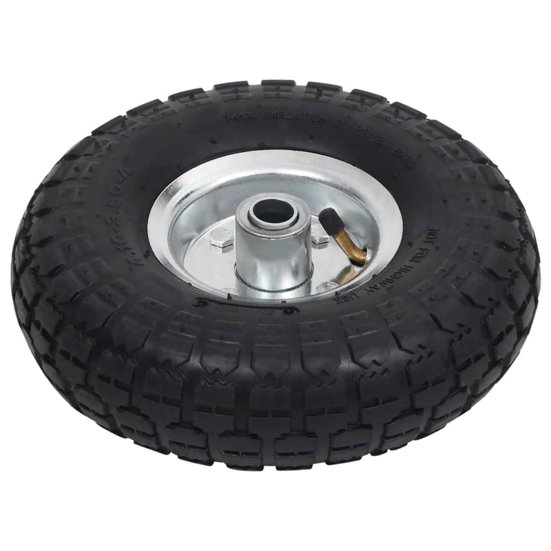 vidaXL Sack Truck Wheels 4 pcs Rubber 4.10/3.50-4