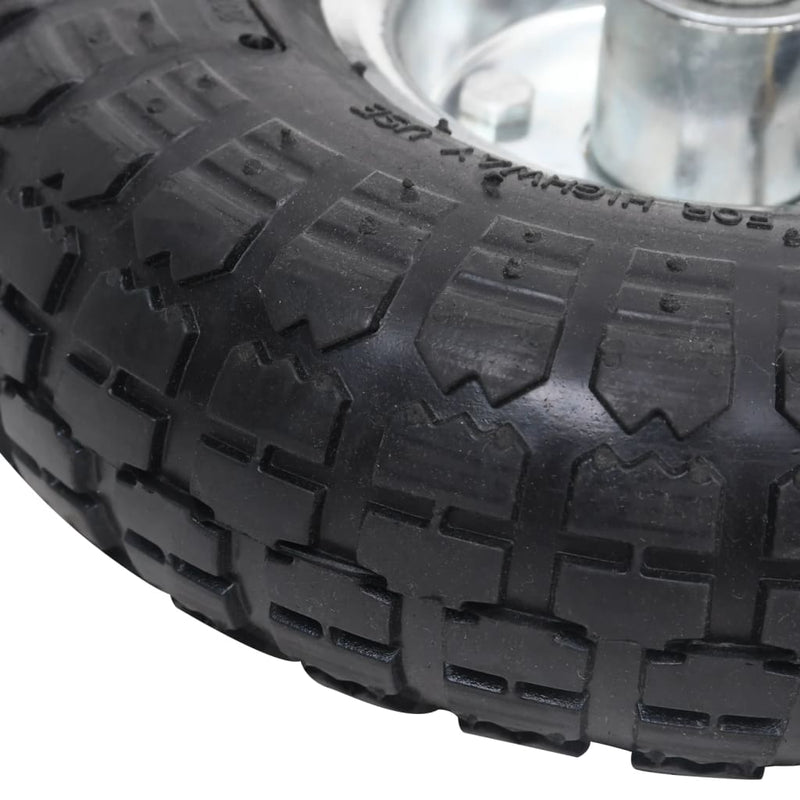 vidaXL Sack Truck Wheels 4 pcs Rubber 4.10/3.50-4