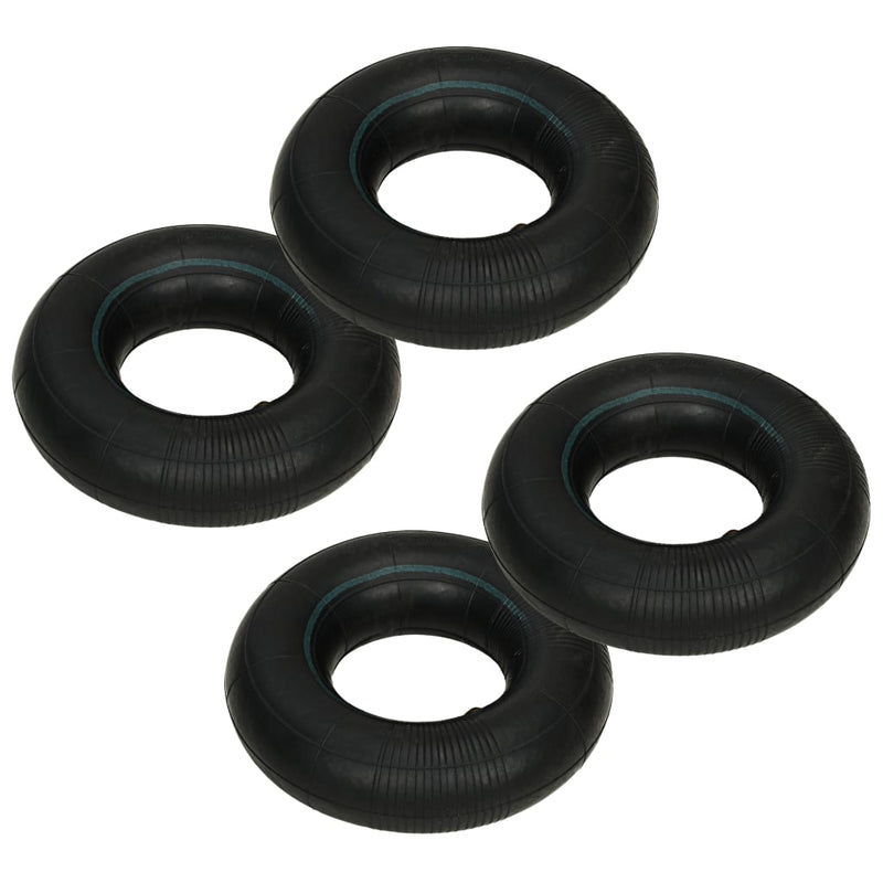 vidaXL Inner Tubes 4 pcs 3.00-4 260x85 for Sack Truck Wheels Rubber