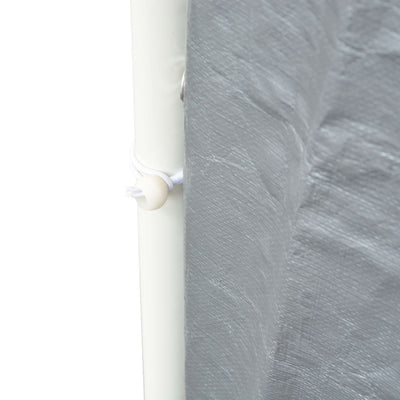 vidaXL Party Tent PE 4x8 m Grey