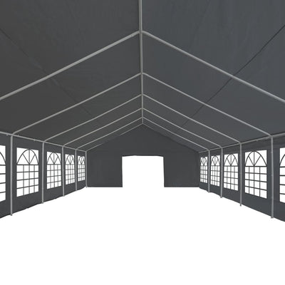 vidaXL Party Tent PE 6x12 m Grey