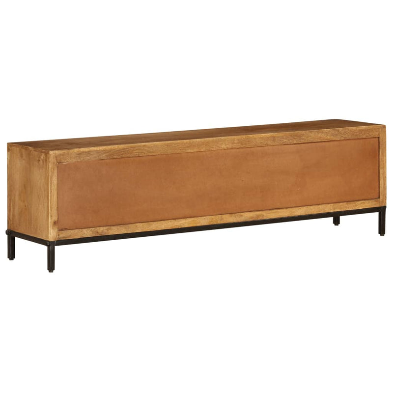 vidaXL TV Cabinet Solid Mango Wood 140x30x40 cm
