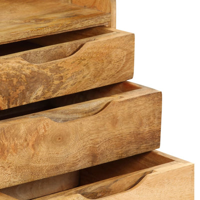 vidaXL Bedside Cabinet Solid Mango Wood 40x30x59.5 cm