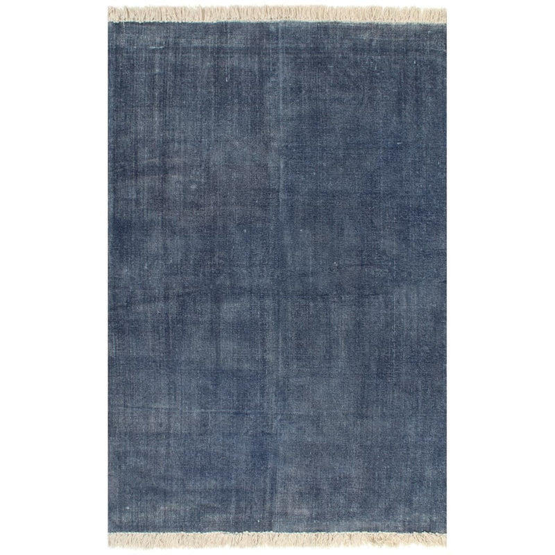 vidaXL Kilim Rug Cotton 160x230 cm Anthracite