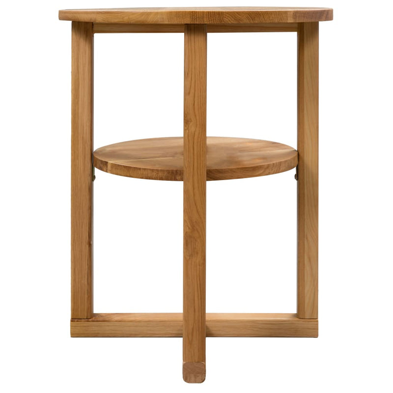 vidaXL Side Table 40x50 cm Solid Oak Wood