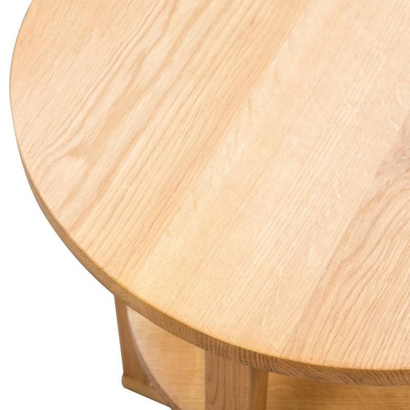 vidaXL Side Table 40x50 cm Solid Oak Wood