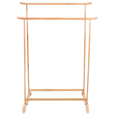 vidaXL Clothes Racks 2 pcs Solid Oak Wood