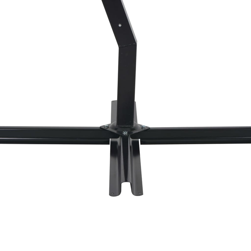 vidaXL Cantilever Garden Parasol with Wooden Pole 400x300 cm Anthracite