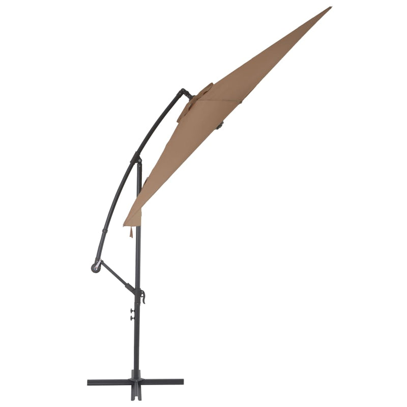 vidaXL Cantilever Garden Parasol with Aluminium Pole 300 cm Anthracite