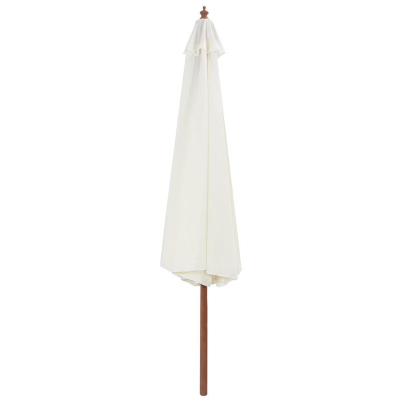 vidaXL Garden Parasol with Wooden Pole 350 cm Anthracite