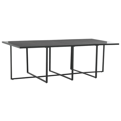 vidaXL 9 Piece Outdoor Dining Set with Cushions Poly Rattan Black