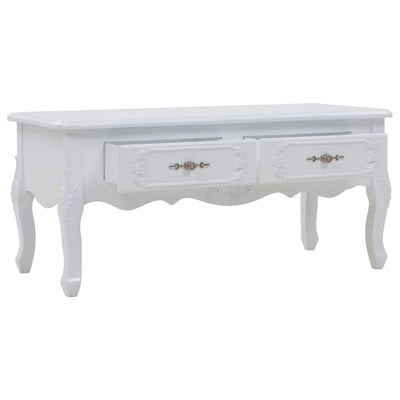vidaXL Coffee Table 100x50x46 cm White