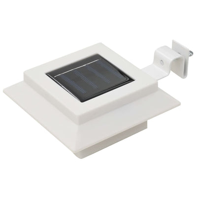 vidaXL Outdoor Solar Lamps 6 pcs LED Square 12 cm Black