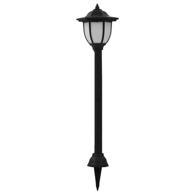 vidaXL Outdoor Solar Lamps 3 pcs LED Black