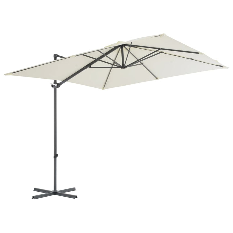 vidaXL Cantilever Garden Parasol with Steel Pole Anthracite 300 cm