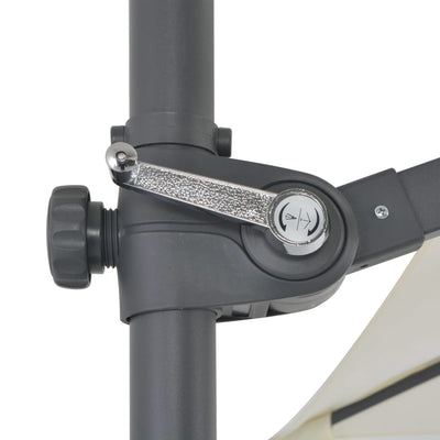 vidaXL Cantilever Garden Parasol with Steel Pole Anthracite 300 cm