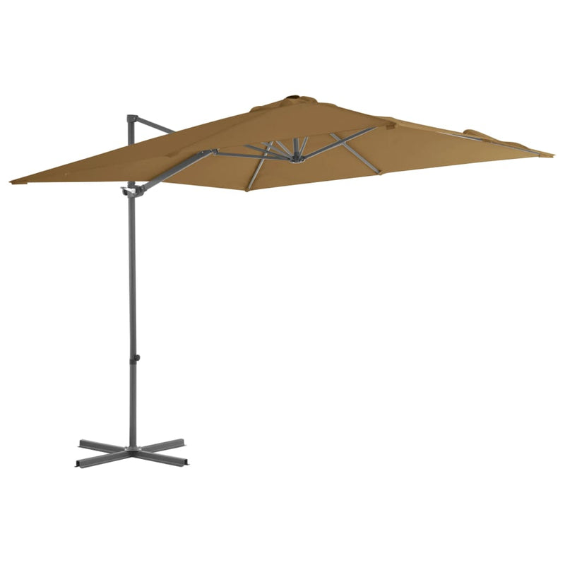 vidaXL Cantilever Garden Parasol with Steel Pole Anthracite 300 cm