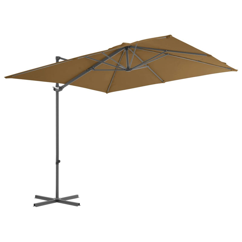 vidaXL Cantilever Garden Parasol with Steel Pole Anthracite 300 cm