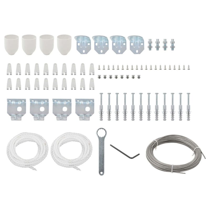 vidaXL 81 Piece Awning Accessory Set