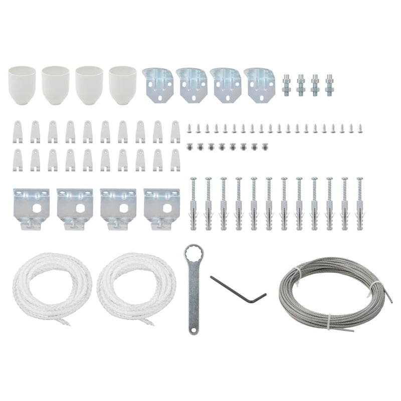 vidaXL 81 Piece Awning Accessory Set