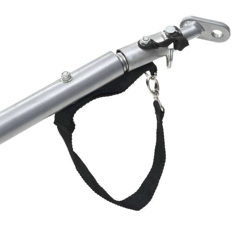 vidaXL Bike Trailer Black and Yellow 65 kg