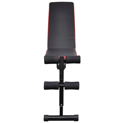 vidaXL Adjustable Sit-up Bench with Barbell and Dumbbell Set 60.5 kg