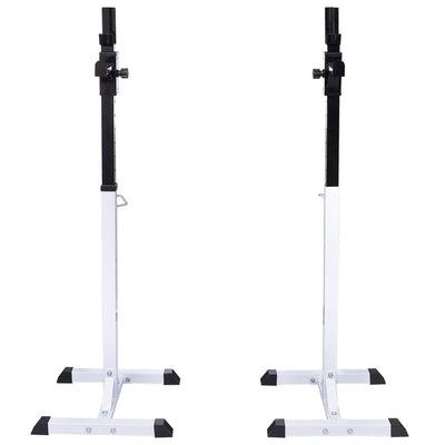 vidaXL Barbell Squat Rack with Barbell and Dumbbell Set 30.5 kg