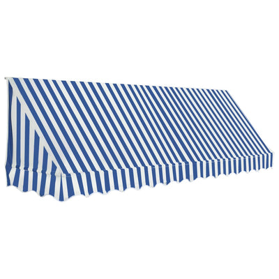 vidaXL Bistro Awning 350x120 cm Blue and White