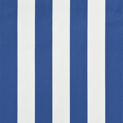 vidaXL Retractable Awning 350x150 cm Blue and White