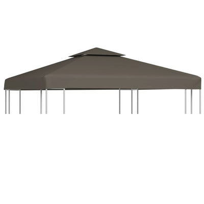 vidaXL 2-Tier Gazebo Top Cover 310 g/m² 3x3 m Bordeaux