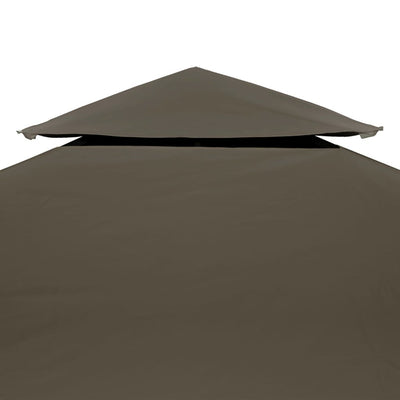 vidaXL 2-Tier Gazebo Top Cover 310 g/m² 3x3 m Bordeaux
