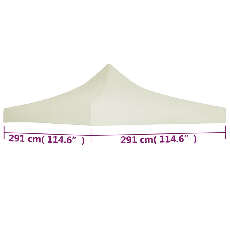 vidaXL Party Tent Roof 3x6 m Anthracite