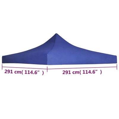 vidaXL Party Tent Roof 3x6 m Anthracite