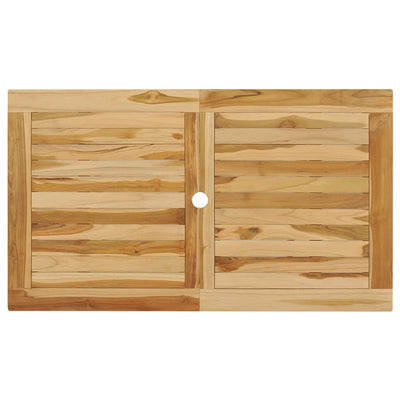 vidaXL 5 Piece Outdoor Dining Set Solid Teak Wood