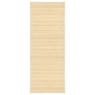 vidaXL Rug Bamboo 80x200 cm Natural