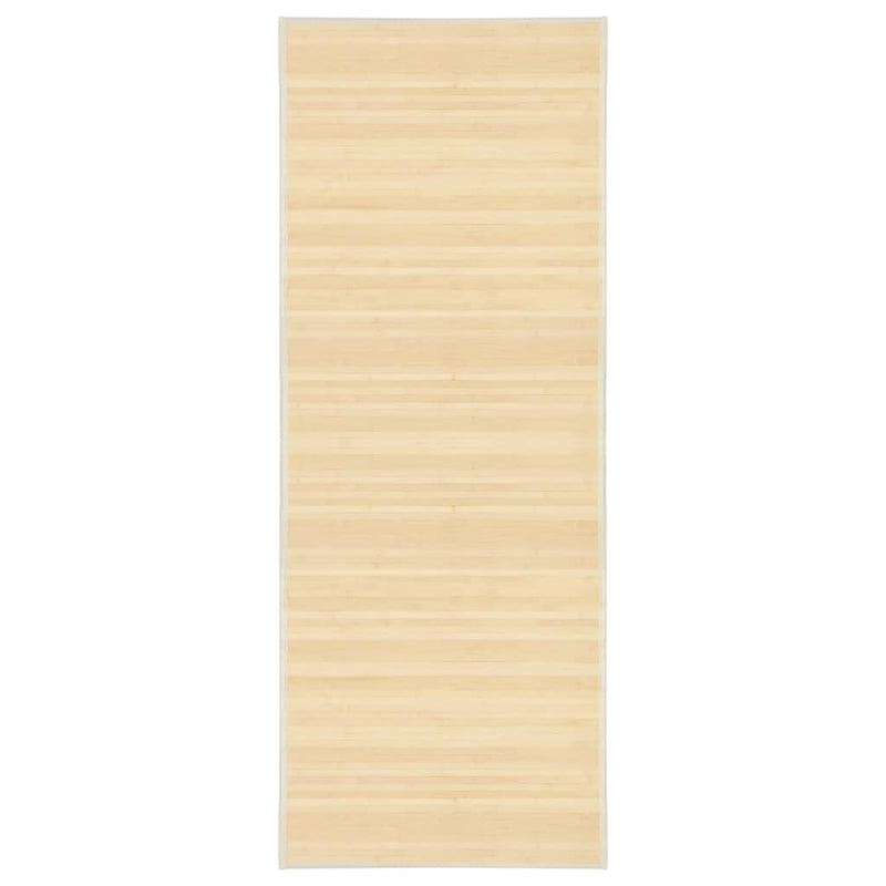 vidaXL Rug Bamboo 80x200 cm Natural