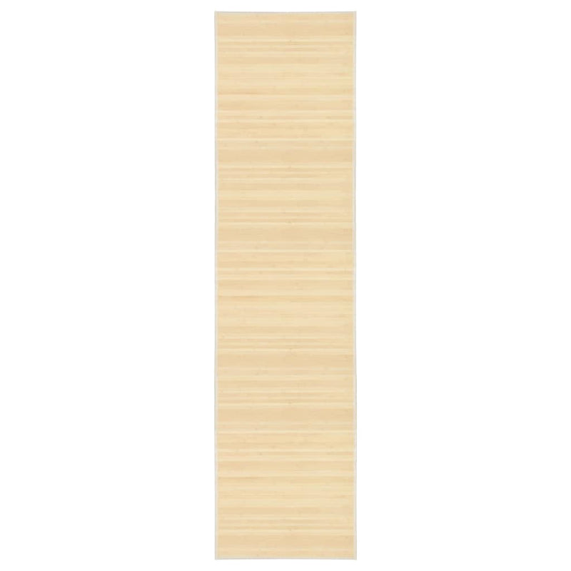 vidaXL Rug Bamboo 80x200 cm Natural