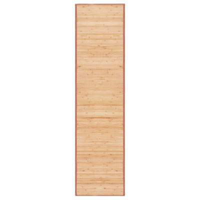 vidaXL Rug Bamboo 80x200 cm Natural