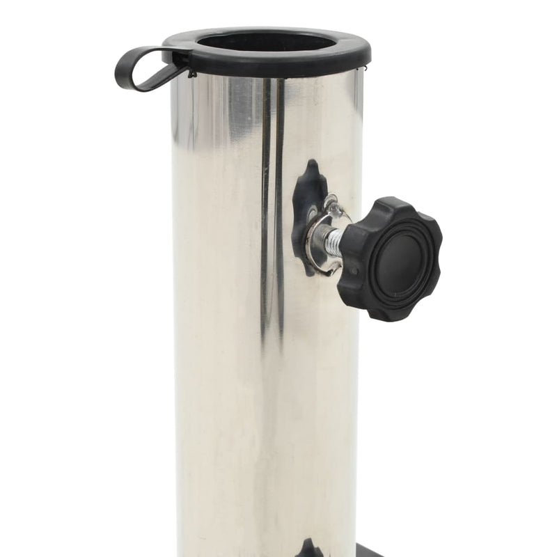 vidaXL Parasol Base Granite 28.5 kg Round Black