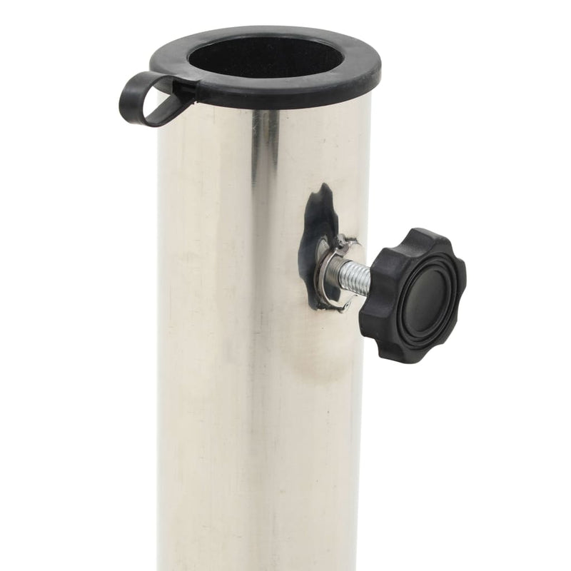 vidaXL Parasol Base Granite 20 kg Round Black