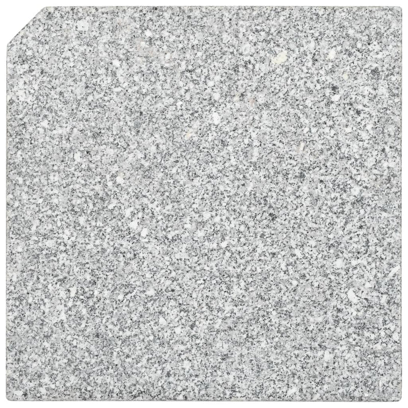 vidaXL Umbrella Weight Plate Granite 25 kg Square Grey