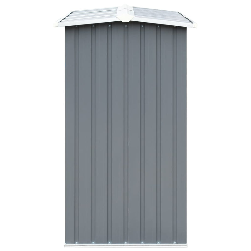 vidaXL Log Storage Shed Galvanised Steel 172x91x154 cm Green