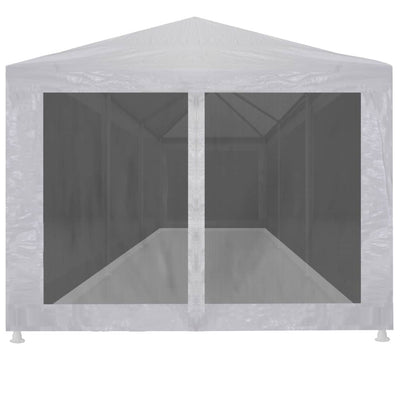 vidaXL Party Tent with 8 Mesh Sidewalls 9x3 m