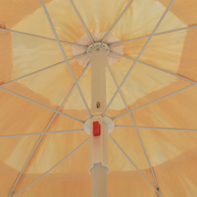 vidaXL Beach Parasol Natural 300 cm Hawaii Style