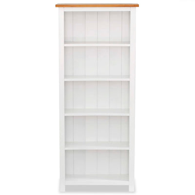 vidaXL 6-Tier Bookcase 80x22.5x170 cm Solid Wood Oak