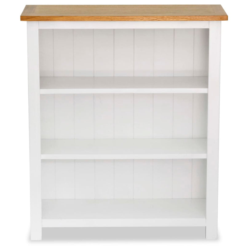 vidaXL 6-Tier Bookcase 80x22.5x170 cm Solid Wood Oak