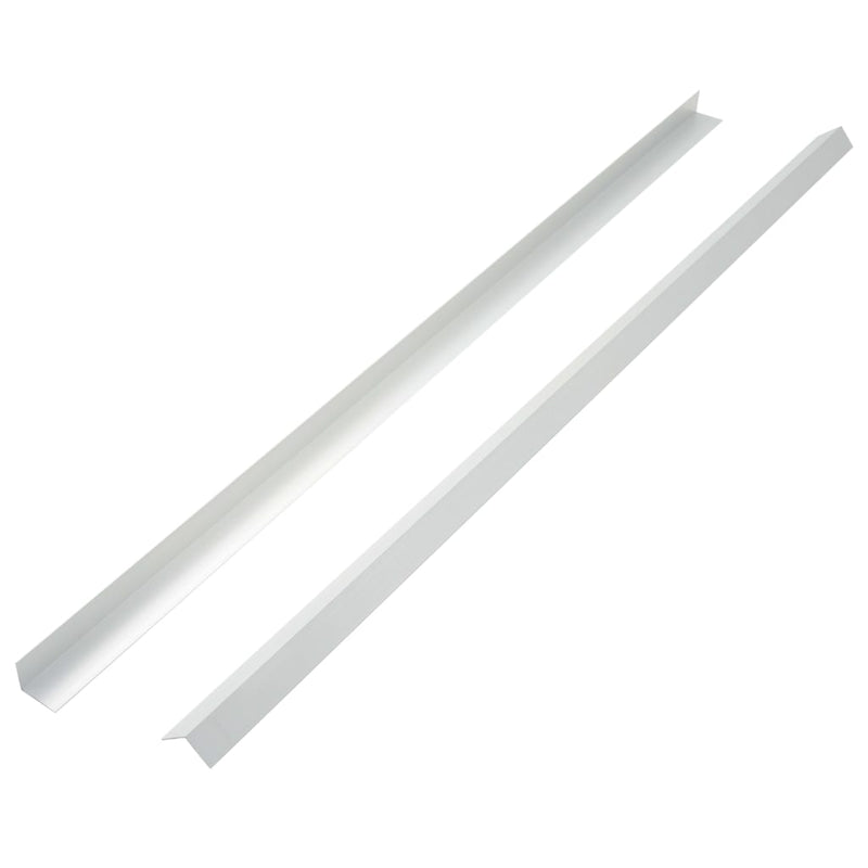 vidaXL 5 pcs Decking Angle Trims Aluminium 170 cm Silver