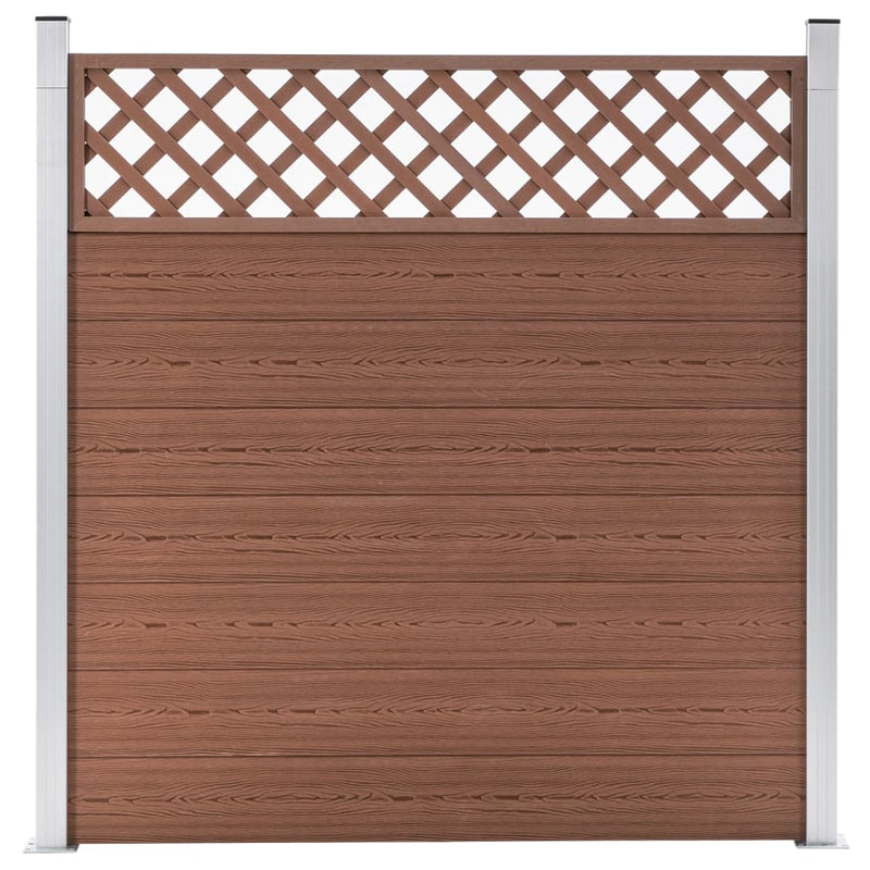 vidaXL Replacement Fence Boards WPC 7 pcs 170 cm Brown